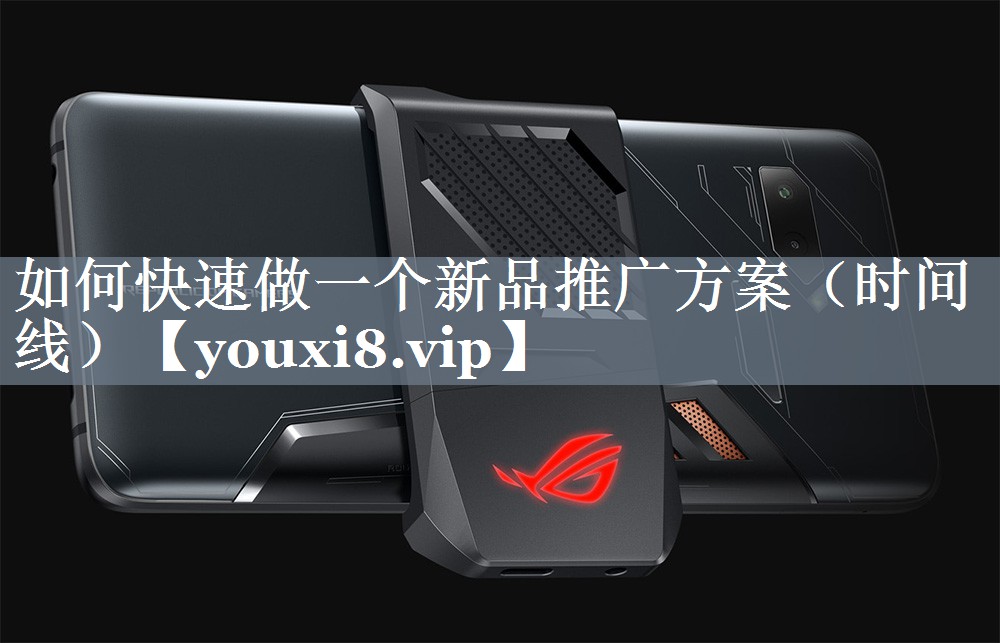 如何快速做一个新品推广方案（时间线）